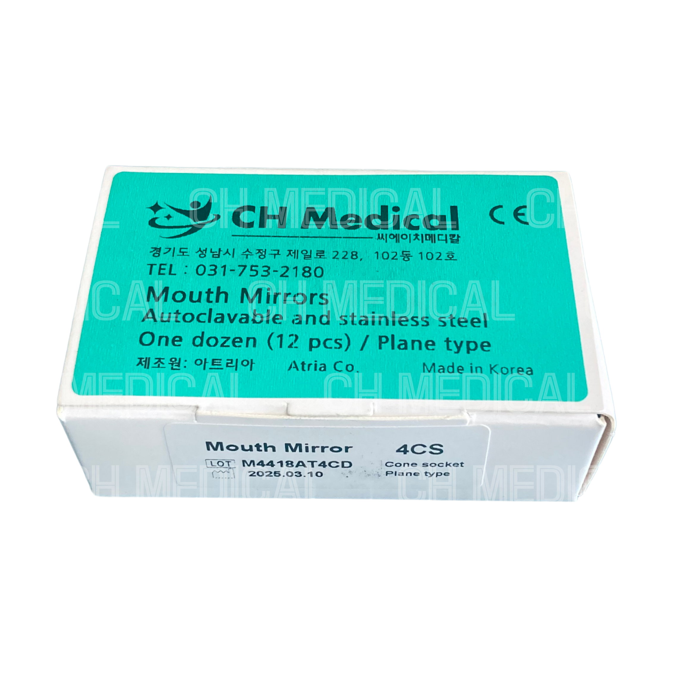 CHMEDICAL) Mirror Head #4CS (12pkg)