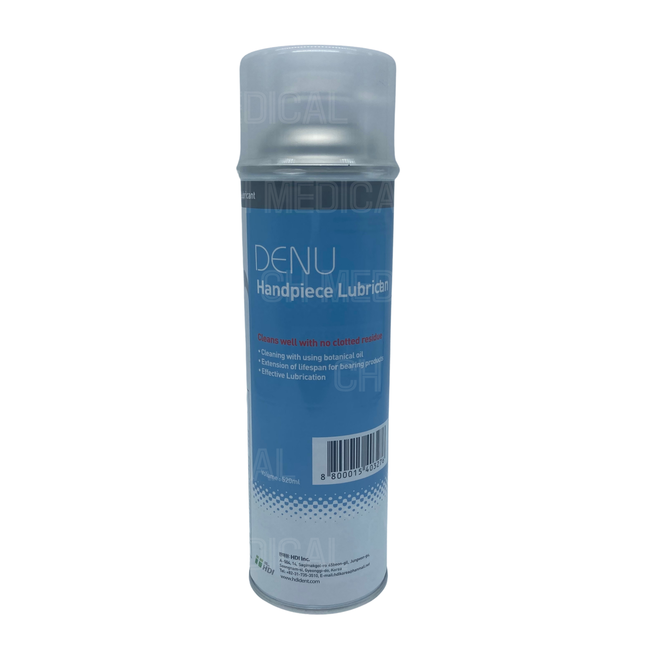 HDI) Denu Handpiece Oil (Spray / Manual) (520ml) #DTS-400-9