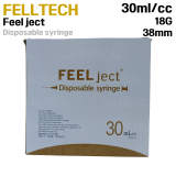 FEELTECH) FEELject Disposable Syringe 30ml 18G 38mm (50ea)