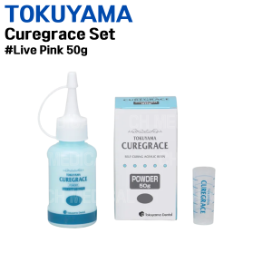 TOKUYAMA) Curegrace Refill Powder #Live Pink (50g) (Curefast 대체품)