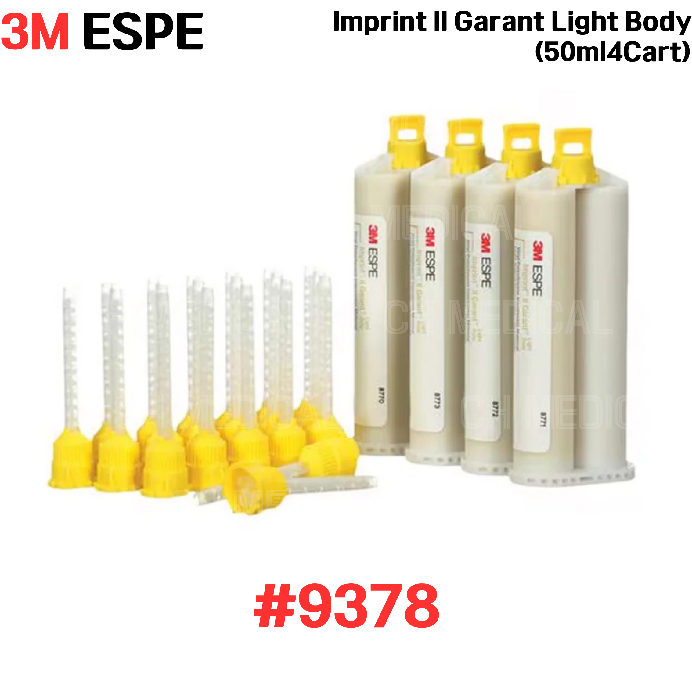 3M) Imprint II Garant Light Body #9378 (50ml*4Cart)