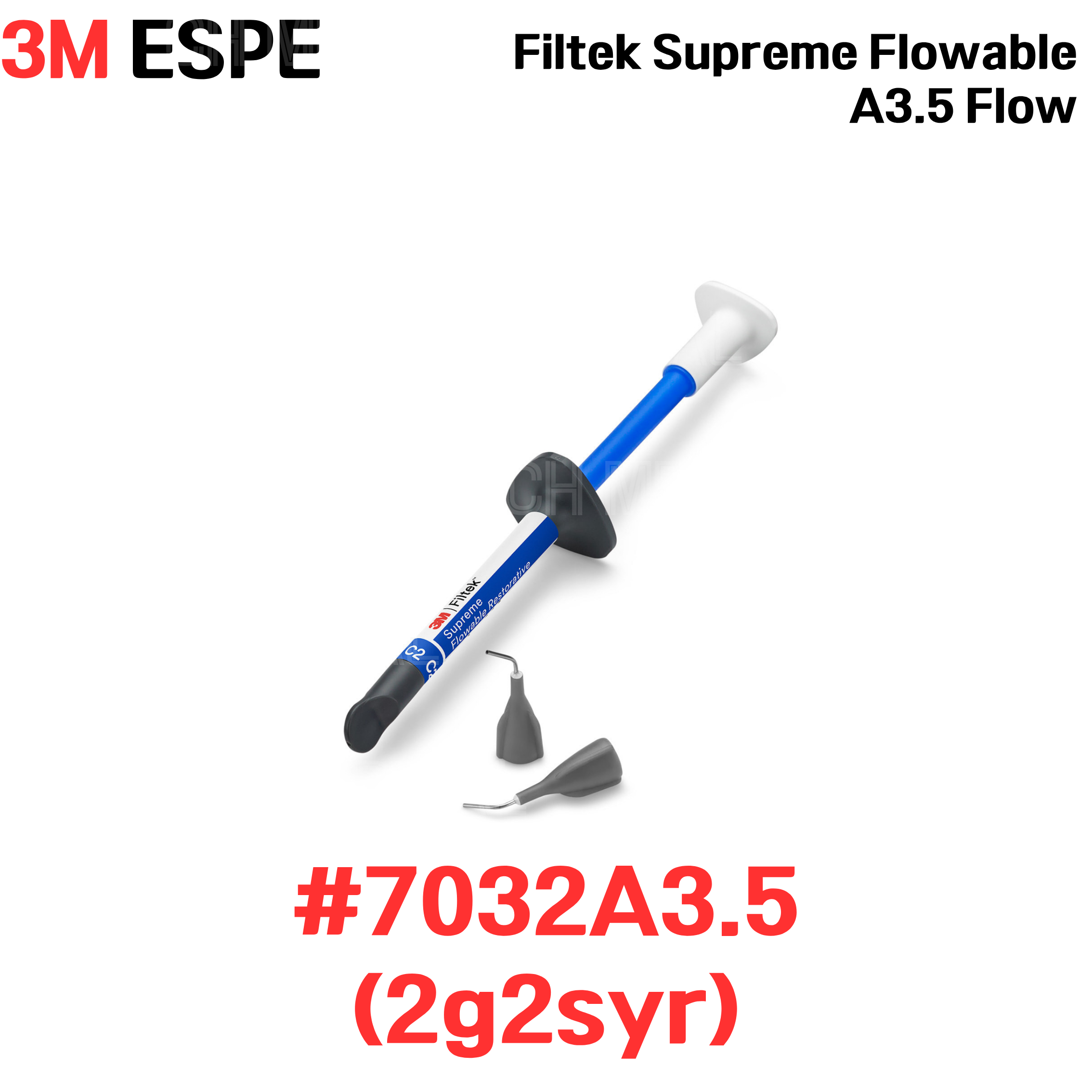 3M) Filtek Supreme Flowable A3.5 Flow #7032A3.5 (2g*2syr)