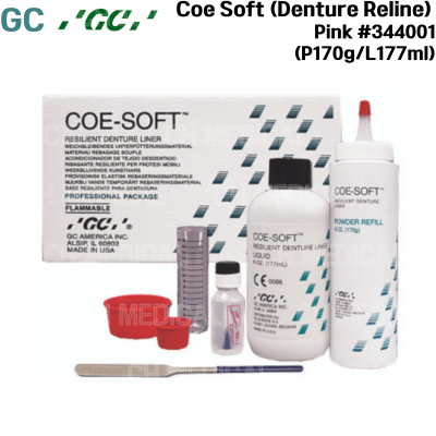 GC) Coe Soft (Denture Reline) Pink #344001 (P170g/L177ml)