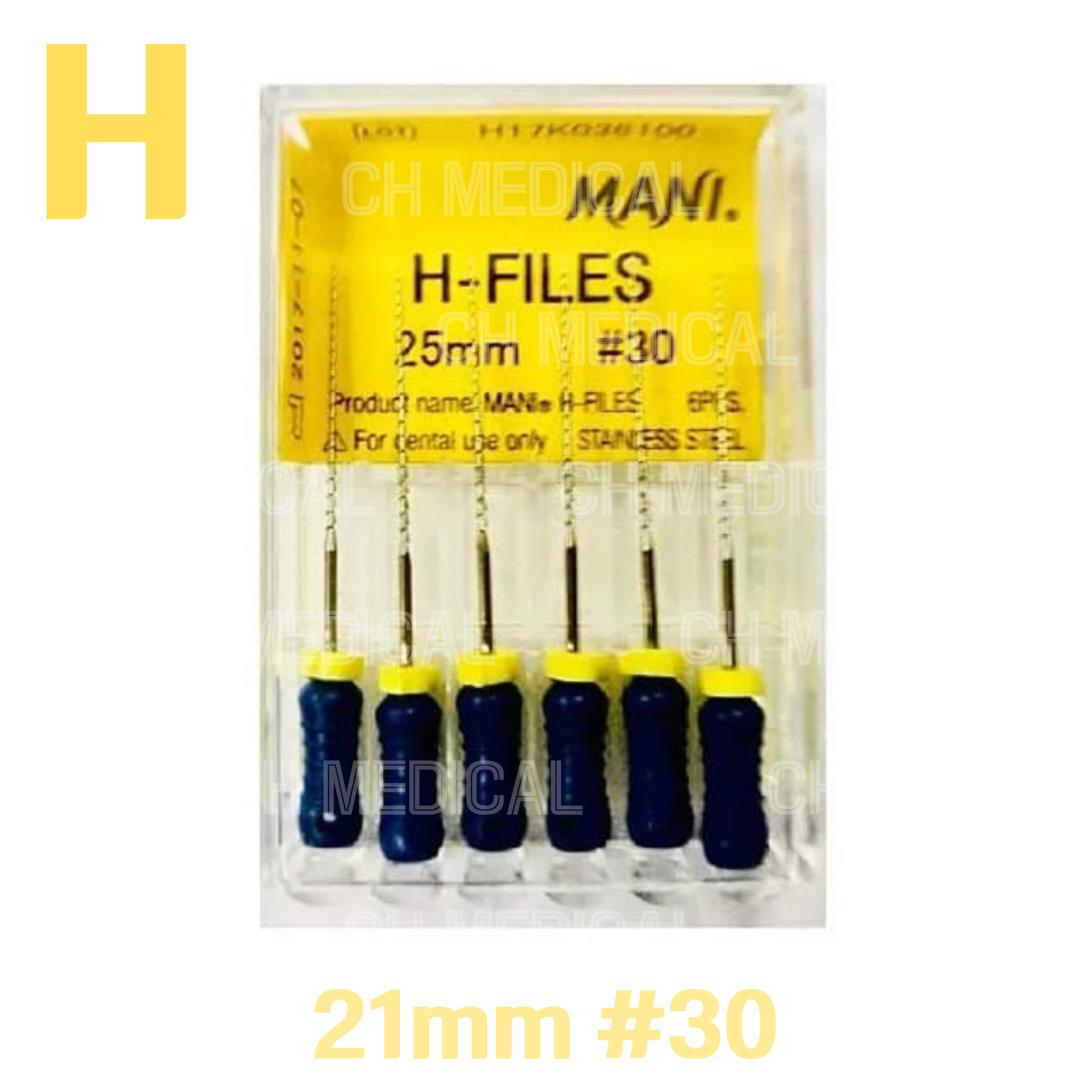 MANI) H-File 21mm #30 (6ea)