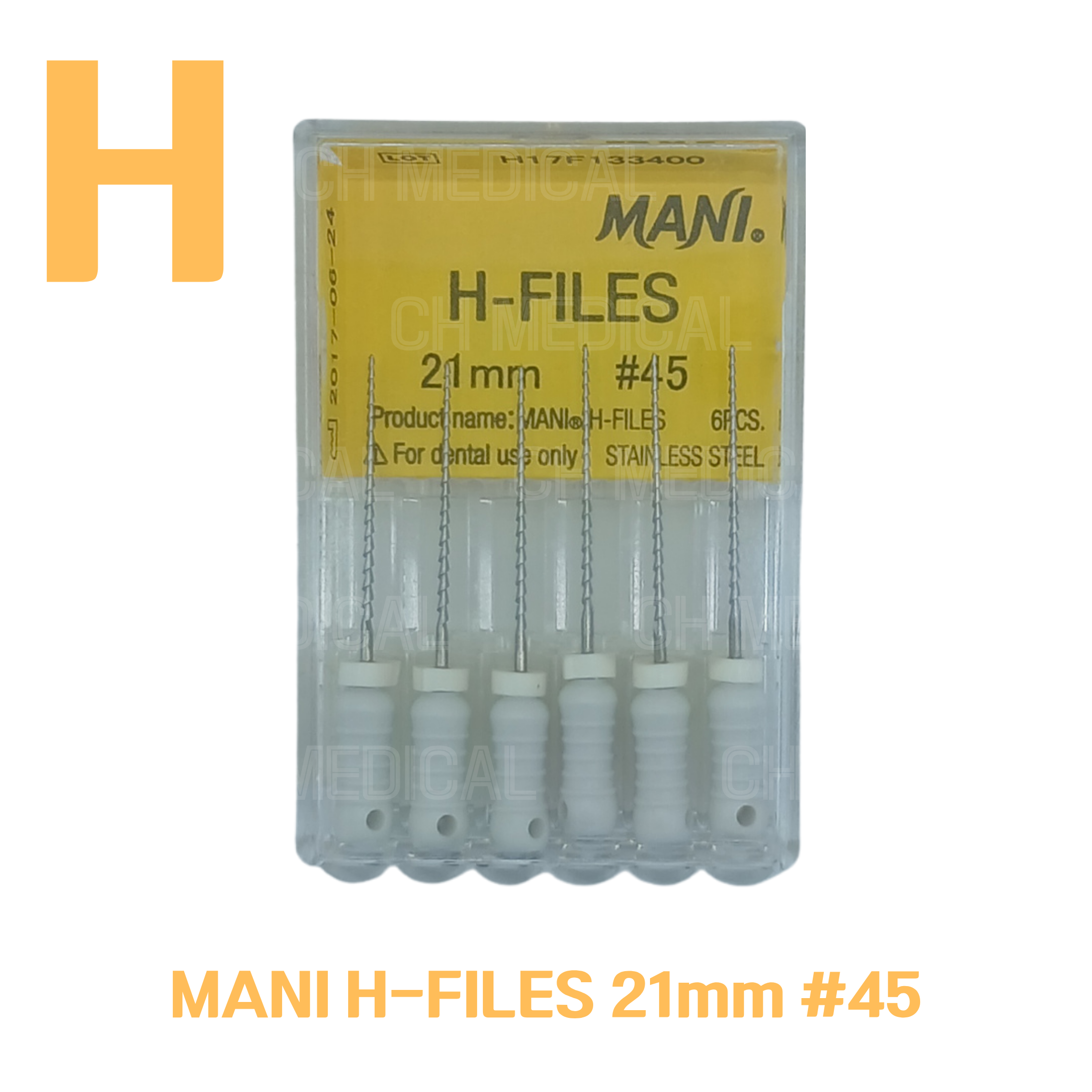 MANI) H-File 21mm #45 (6ea)
