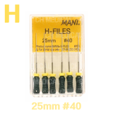 MANI) H-File 25mm #40 (6ea)