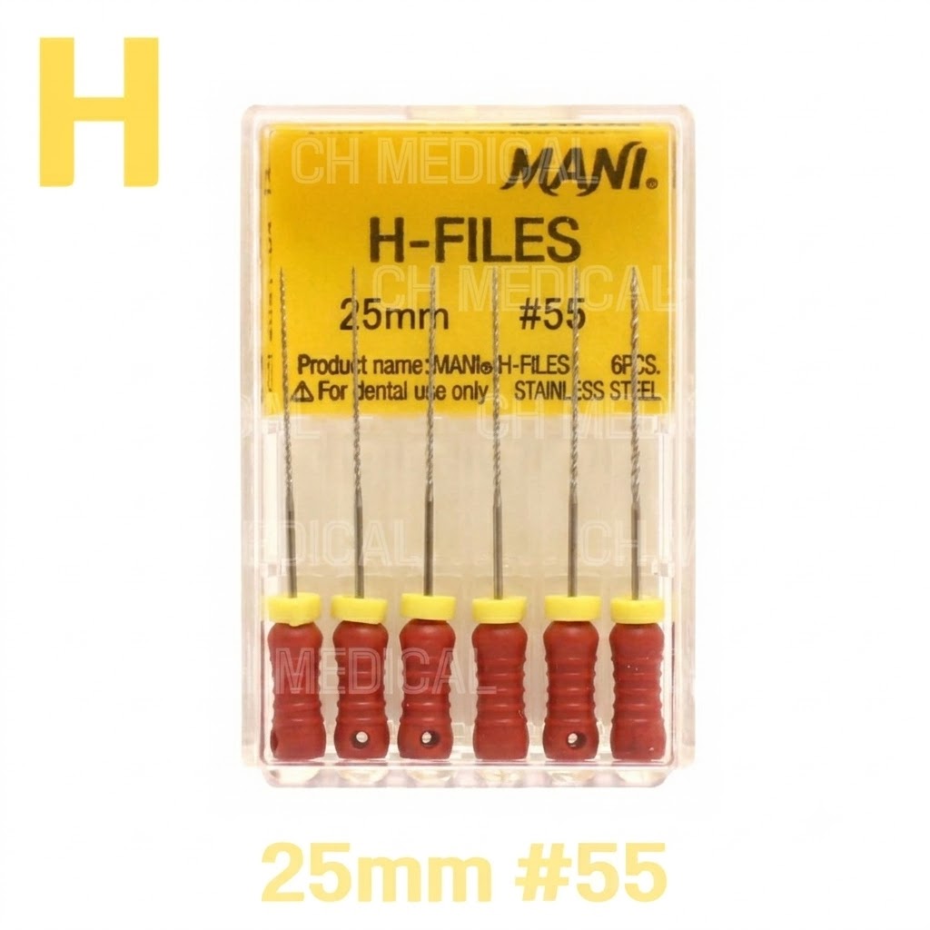 MANI) H-File 25mm #55 (6ea)