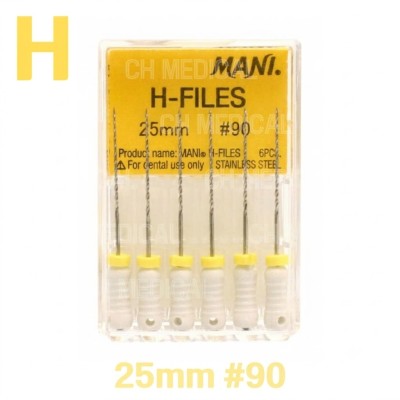 MANI) H-File 25mm #90 (6ea)