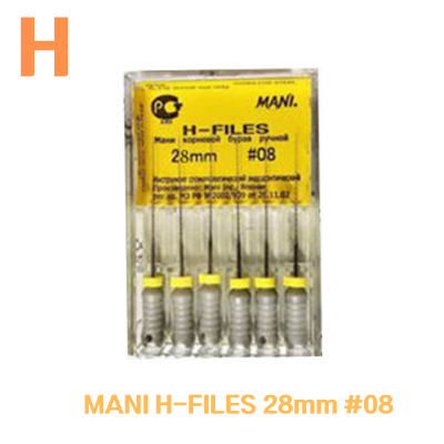 MANI) H-File 28mm #08 (6ea)