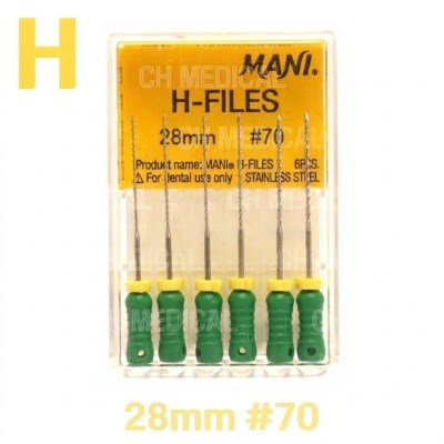 MANI) H-File 28mm #70 (6ea)