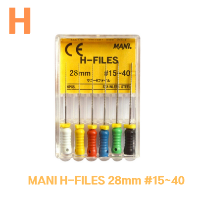MANI) H-File 28mm #15~40 (6ea)