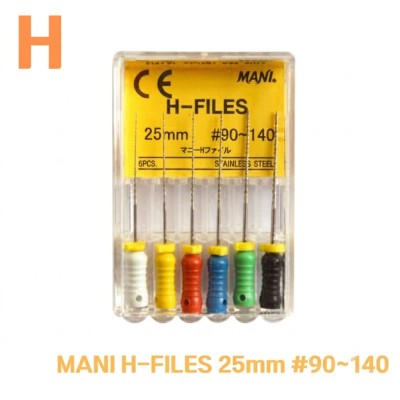 MANI) H-File 28mm #90~140 (6ea)