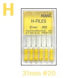 MANI) H-File 31mm #20 (6ea)
