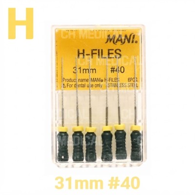 MANI) H-File 31mm #40 (6ea)