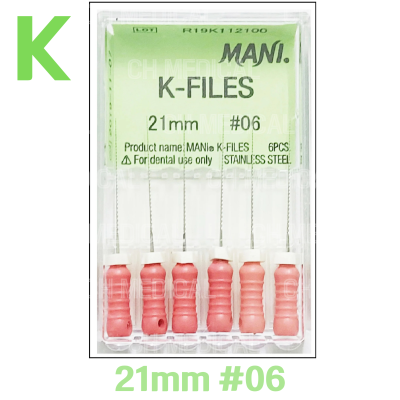 MANI) K-File 21mm #06 (6ea)