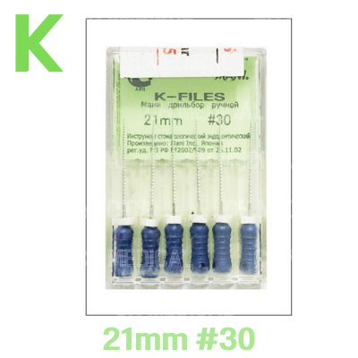 MANI) K-File 21mm #30 (6ea)