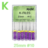 MANI) K-File 25mm #10 (6ea)