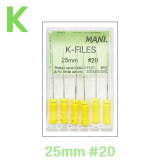MANI) K-File 25mm #20 (6ea)