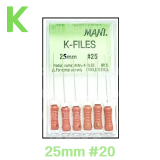 MANI) K-File 25mm #25 (6ea)