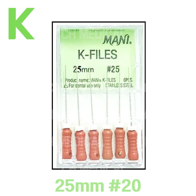 MANI) K-File 25mm #25 (6ea)