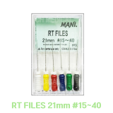 MANI) RT File 21mm #15~40 (6ea)