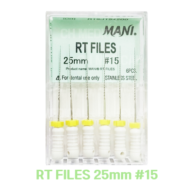 MANI) RT File 25mm #15 (6ea)