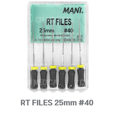 MANI) RT File 25mm #40 (6ea)