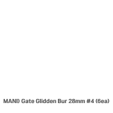 MANI) Gate Glidden Bur 28mm #4 (6ea)