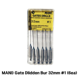MANI) Gate Glidden Bur 32mm #1 (6ea)