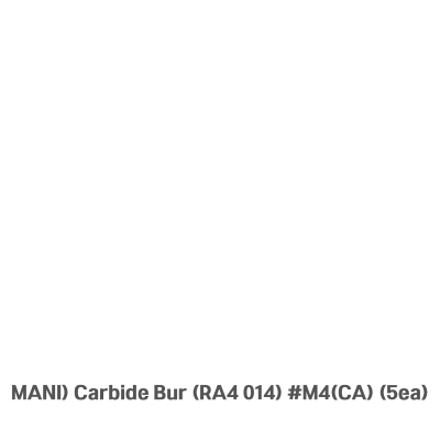 MANI) Carbide Bur (RA4 014) #M4(CA) (5ea)