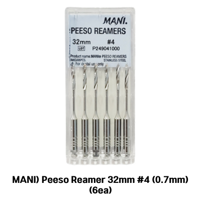MANI) Peeso Reamer 32mm #4 (1.3mm) (6ea)