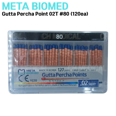 META) Gutta Percha Point 02T #80 (120ea)