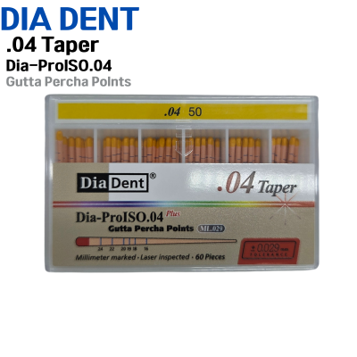 DIADENT) Gutta Percha Point 04T #50 (60ea)