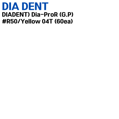 DIADENT) Dia-ProR (G.P) #R40/Black 04T (60ea)