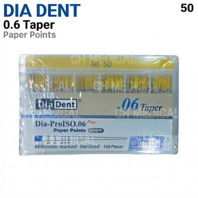 DIADENT) Paper Point 06T #50 (100ea)