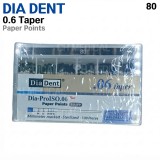 DIADENT) Paper Point 06T #80 (100ea)