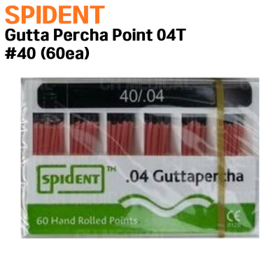 SPIDENT) Gutta Percha Point 04T #40 (60ea)