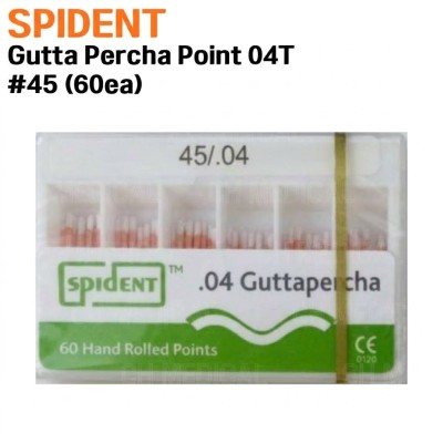 SPIDENT) Gutta Percha Point 04T #45 (60ea)