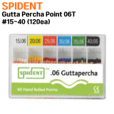 SPIDENT) Gutta Percha Point 06T #15~40 (60ea)