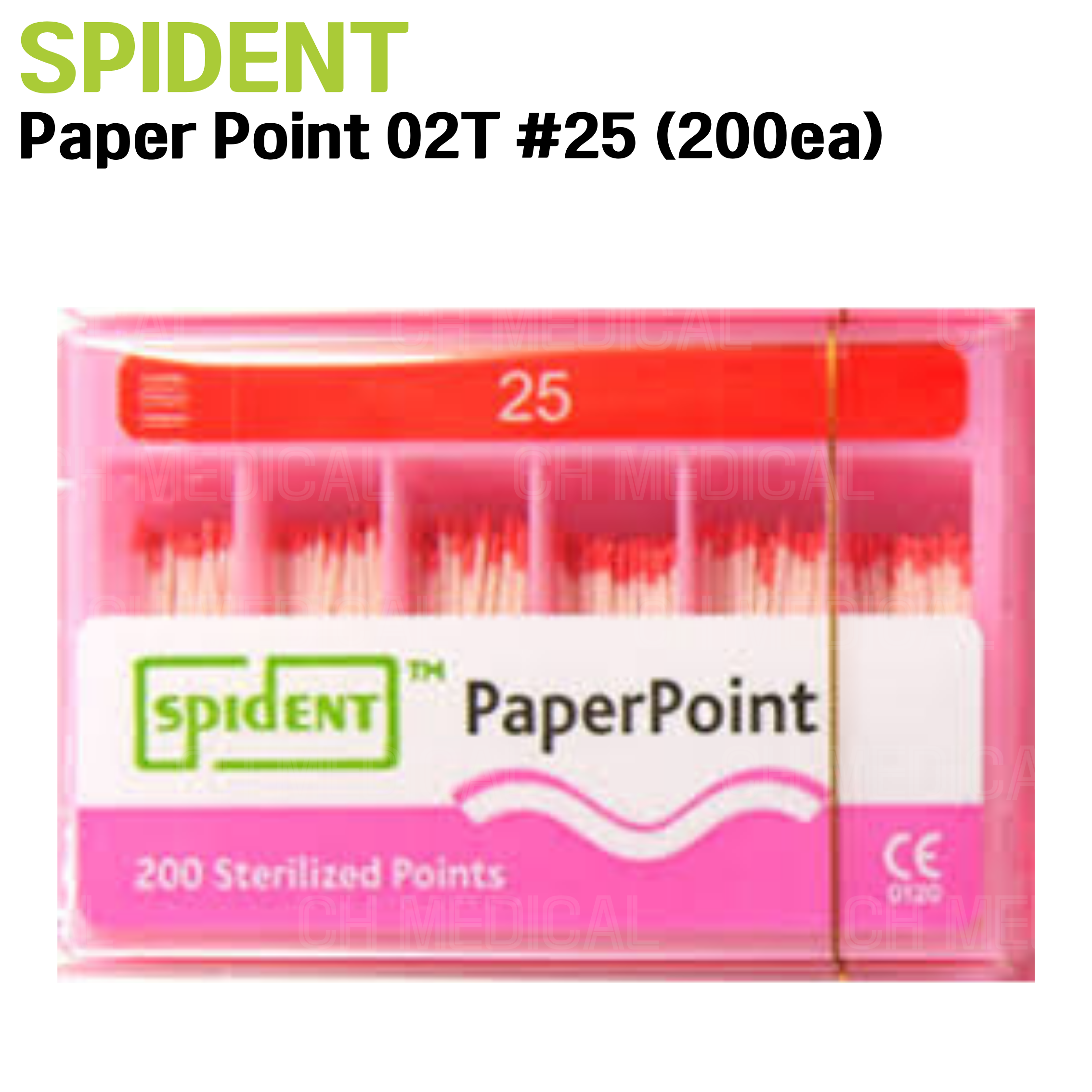 SPIDENT) Paper Point 02T #25 (200ea)