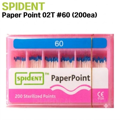 SPIDENT) Paper Point 02T #60 (200ea)