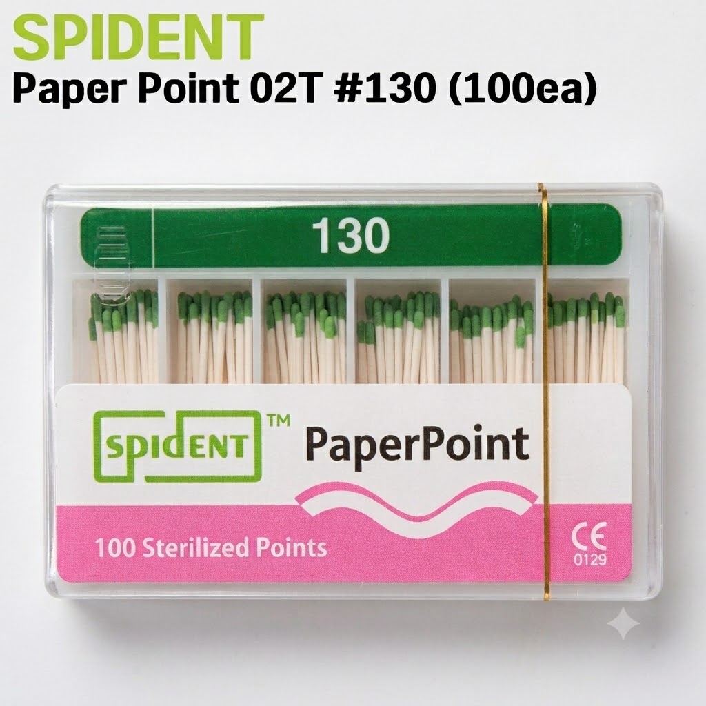  SPIDENT) Paper Point 02T #130 (100ea)