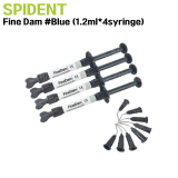 SPIDENT) Fine Dam #Blue (1.2ml*4syringe)