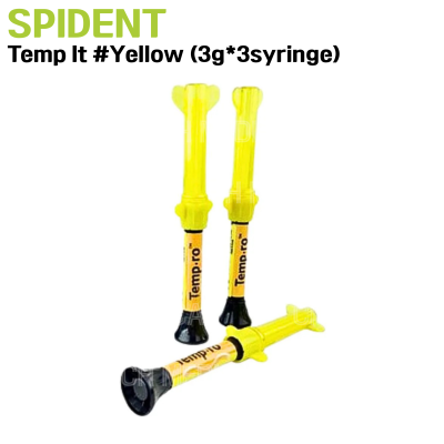 SPIDENT) Temp It #Yellow (3g*3syringe)