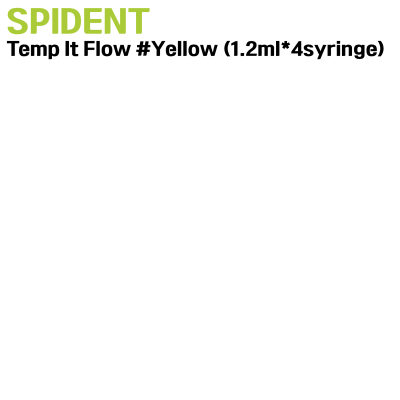 SPIDENT) Temp It Flow #Yellow (1.2ml*4syringe)
