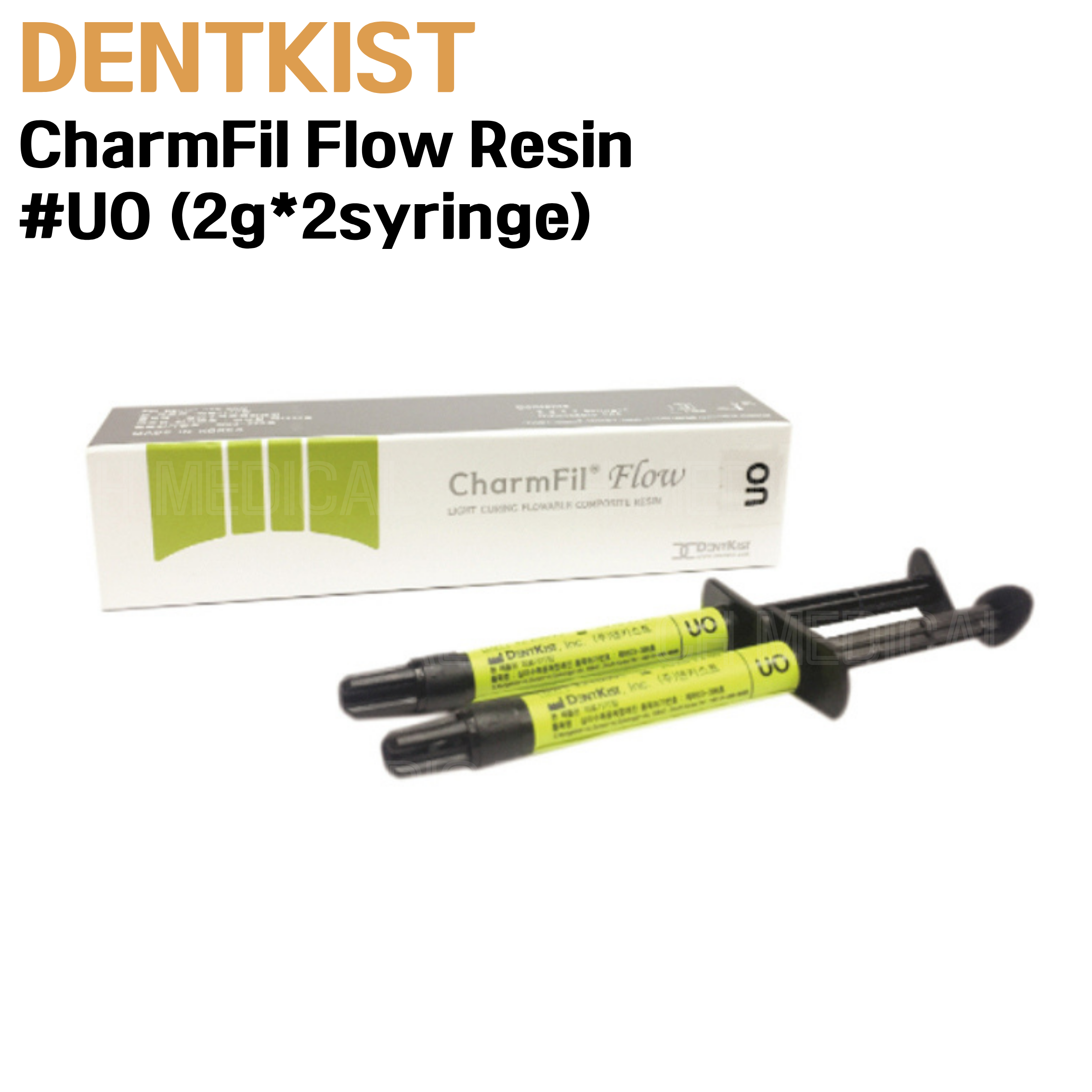 DENTKIST) CharmFil Flow Resin #UO (2g*2syringe)