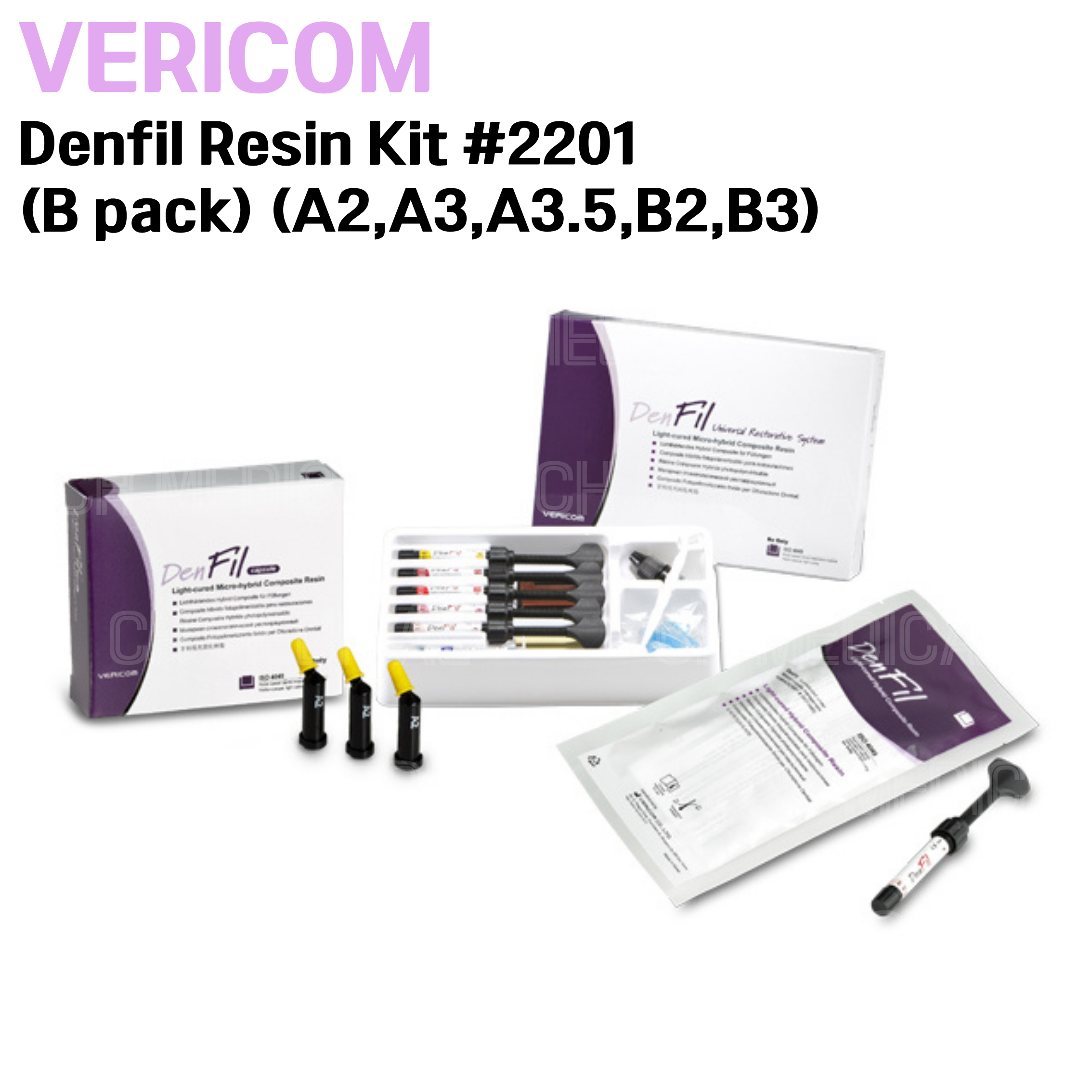 VERICOM) Denfil Resin Kit #2201 (B pack) (A2,A3,A3.5,B2,B3)